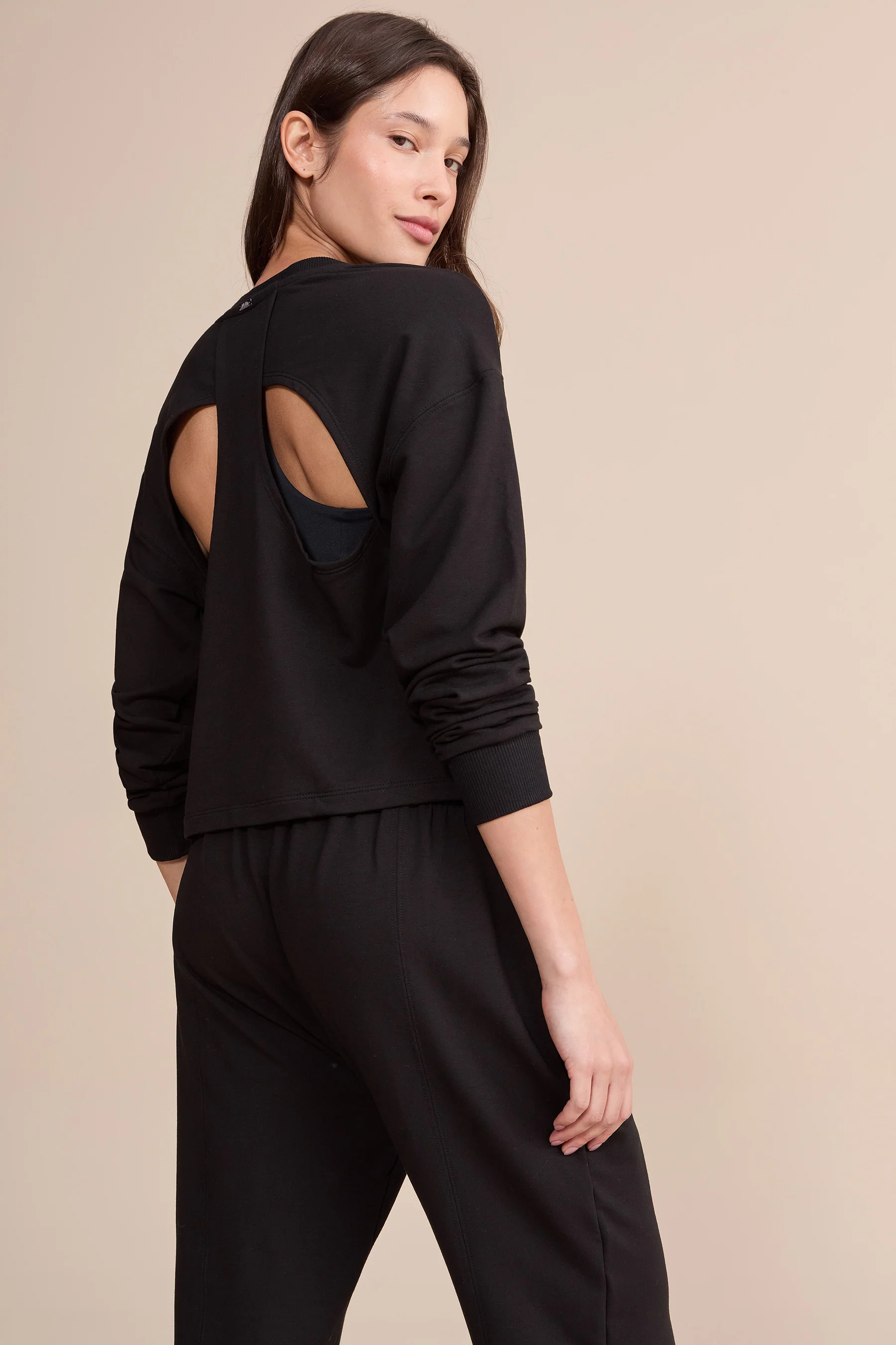 Urban Fleece Cut Out Sweatshirt - Image 2