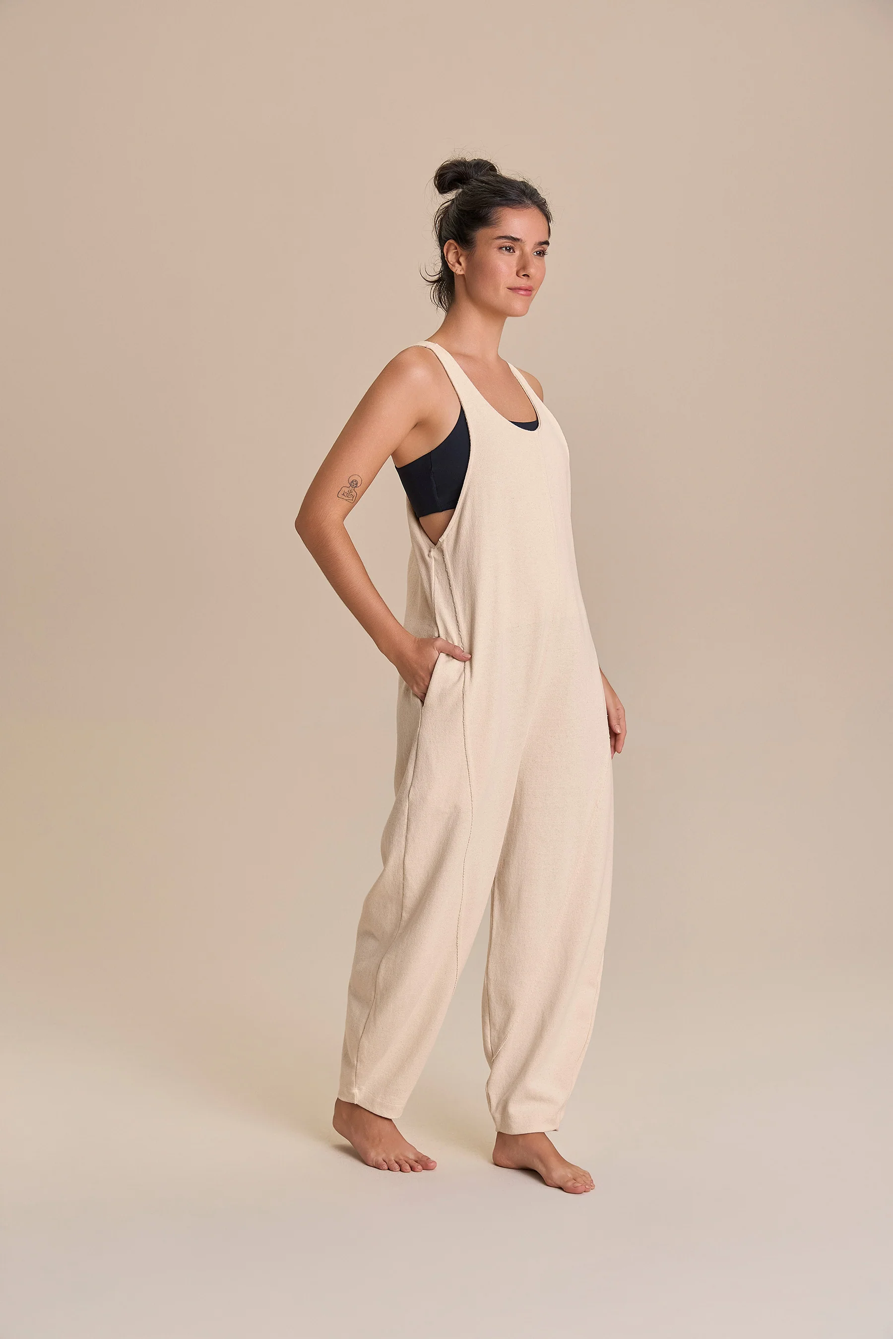 Web Cotton Gist Jumpsuit - Image 3