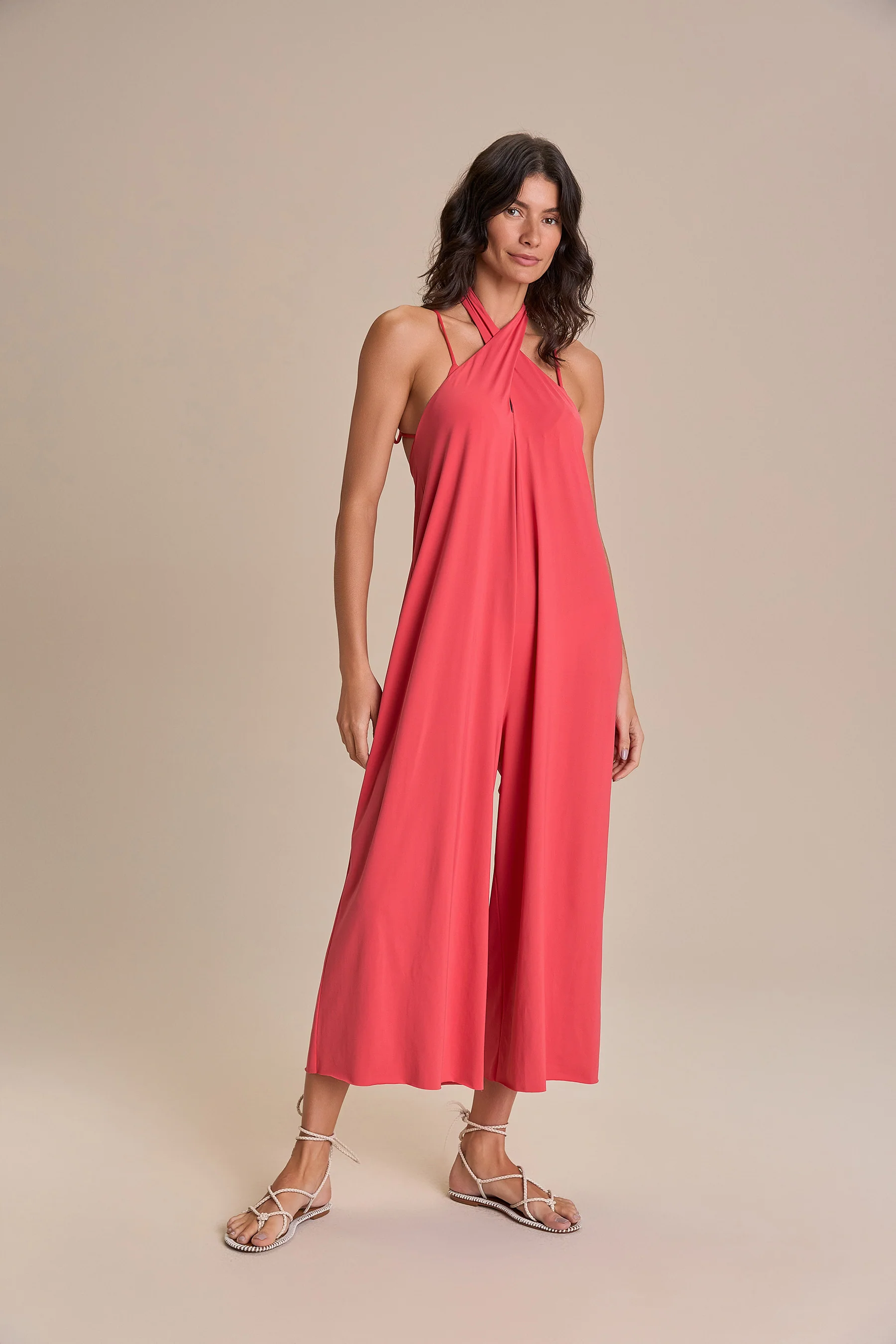 Wide One-Shoulder Jumpsuit - Image 3