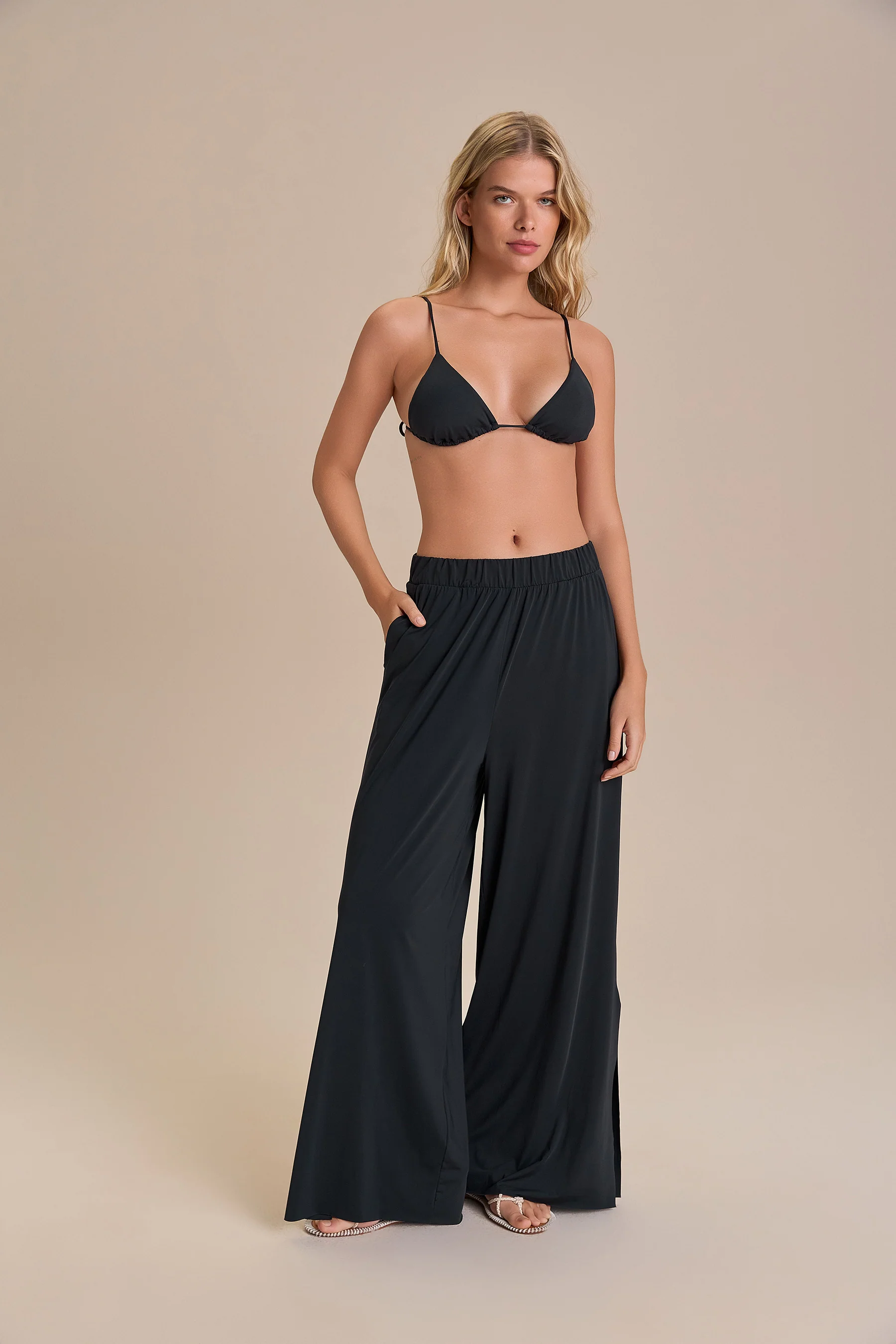 Wide Slit Pants - Image 4