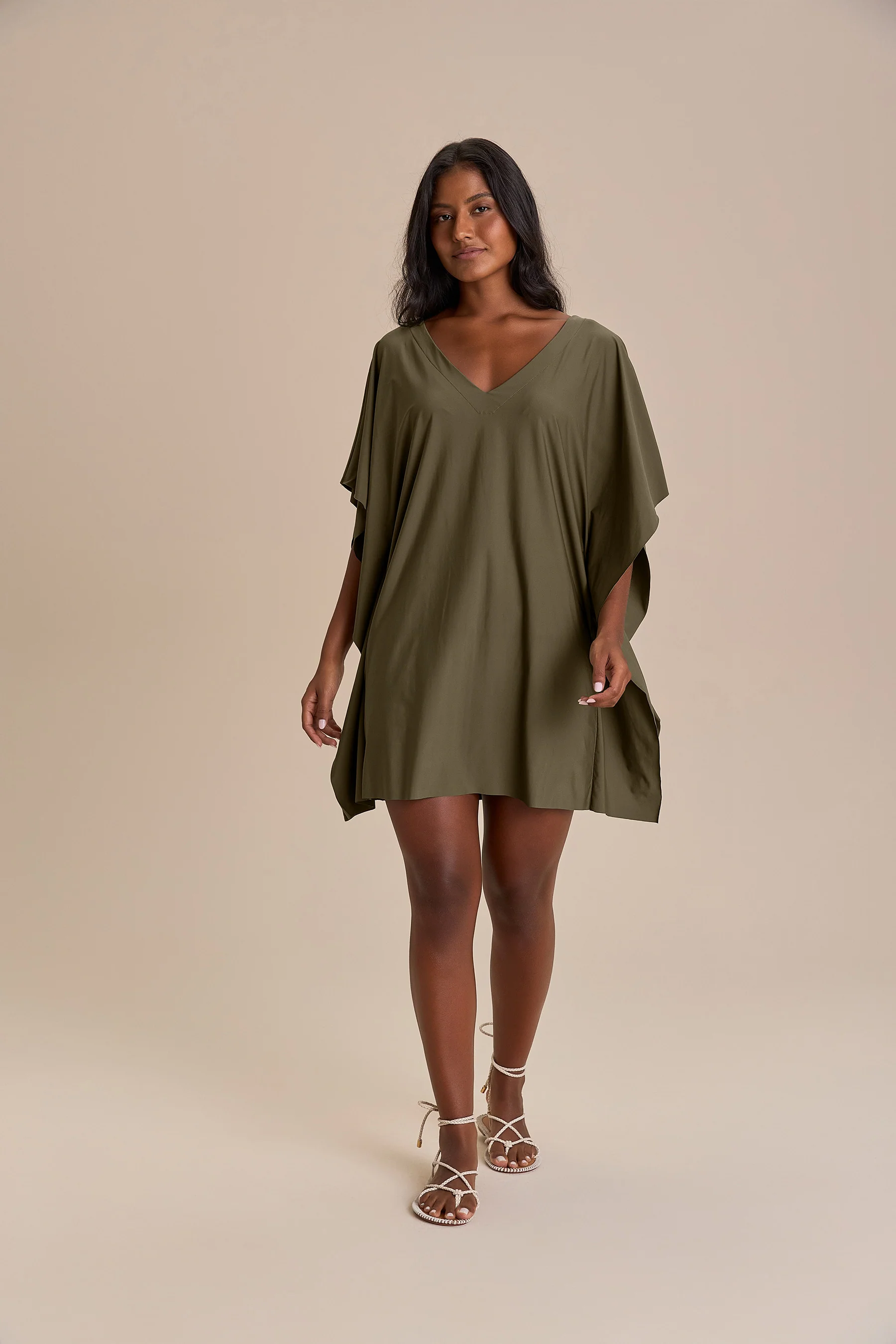 Wide V-Neck Kaftan - Image 3