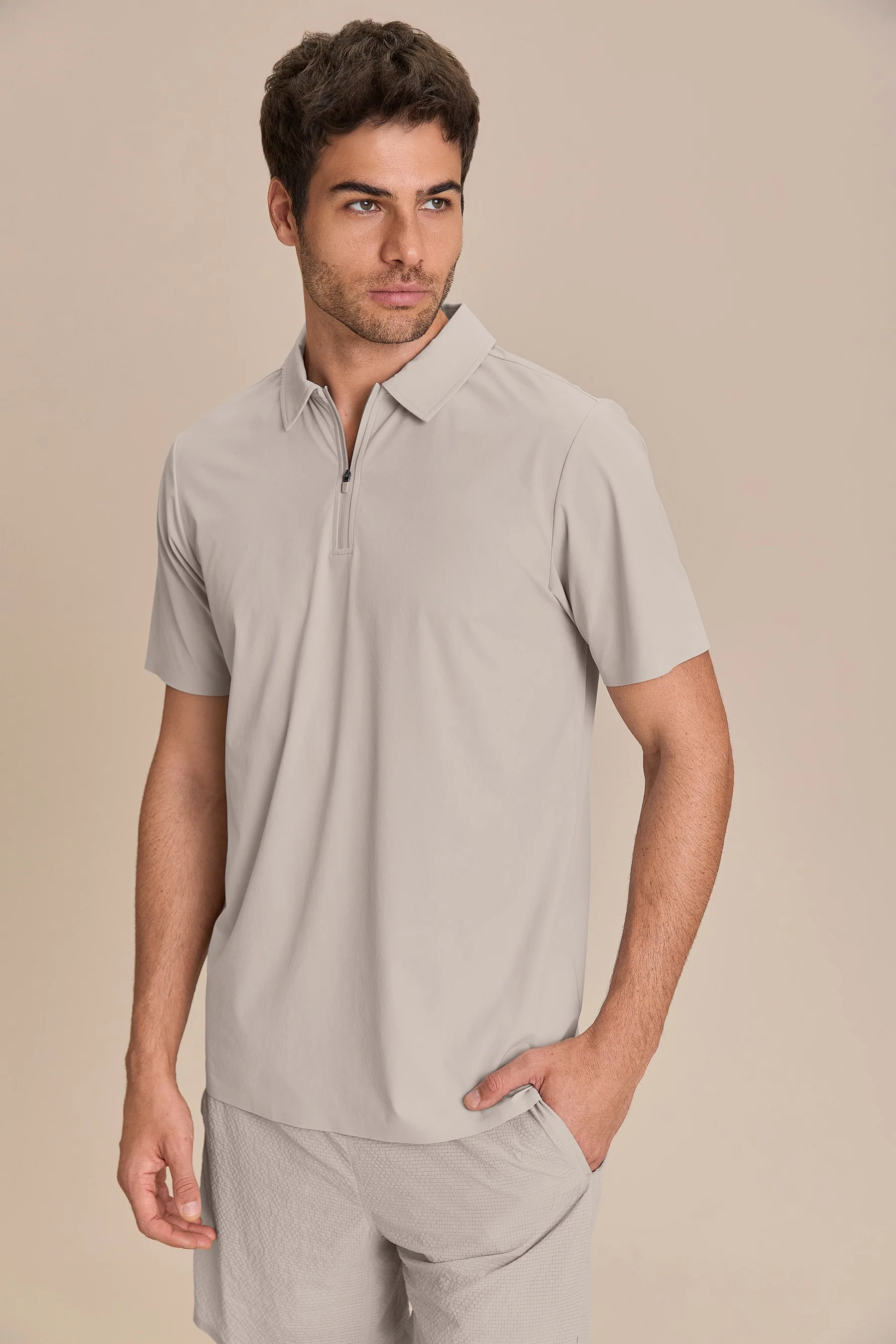Zip Comfy Men's Polo - Image 3
